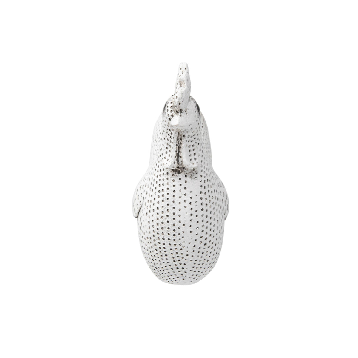 White Resin Spotted Chicken - Decorative Sculpture