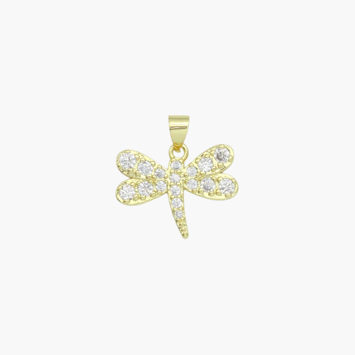 Pavé Dragonfly Charm