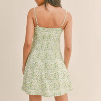 Lottie Floral Print Mini Dress