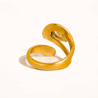 Ronnie 18K Gold Plated Non-Tarnish Wrap CZ Ring