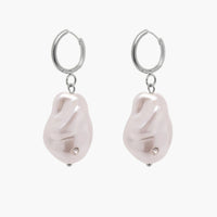 Stone Freshwater Pearl Earrings