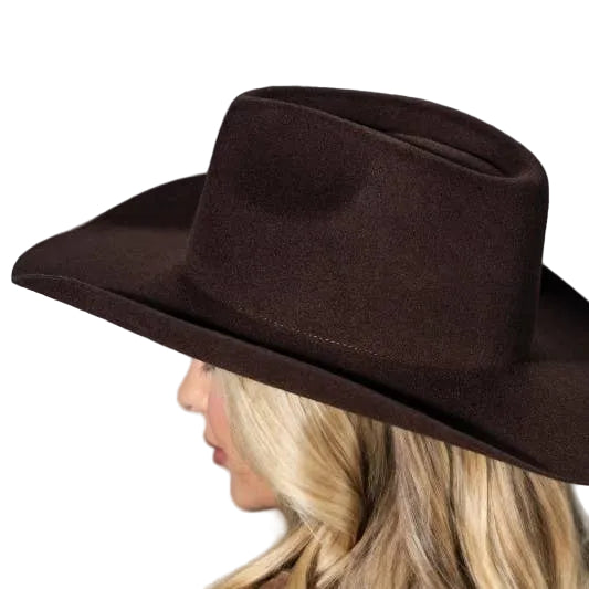 100% Australian Wool Hard Brim Cowboy Hat