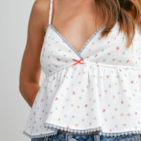 Dainty Floral Cami Top