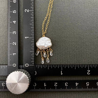 Pearl Pendant Charm Necklace