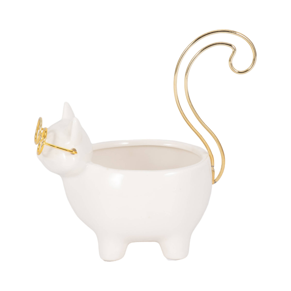 Ceramic Boho Kitty Trinket Dish