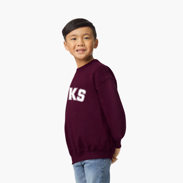 Kid's Maroon Hawks Sweatshirt