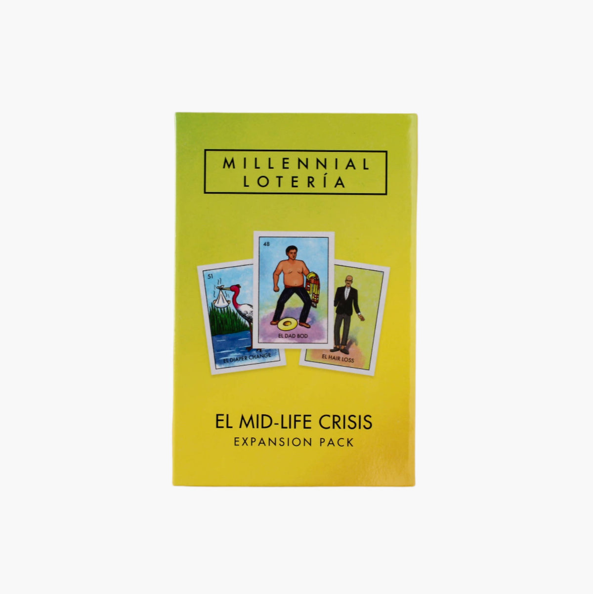 Millennial Loteria Board Game: El Midlife Crisis Expansion