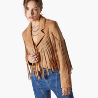 Dolly Suede Fringe Jacket