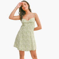 Lottie Floral Print Mini Dress