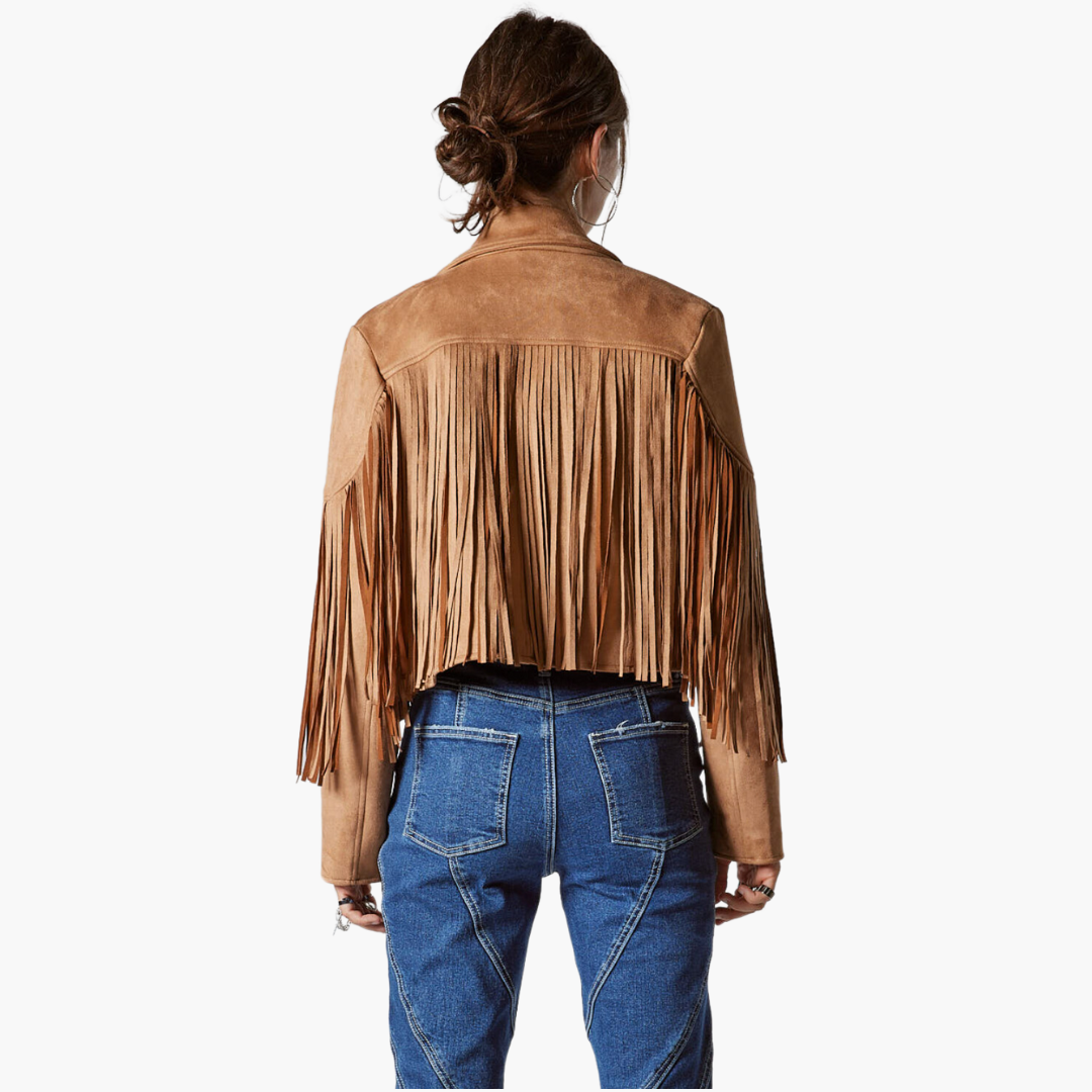 Dolly Suede Fringe Jacket