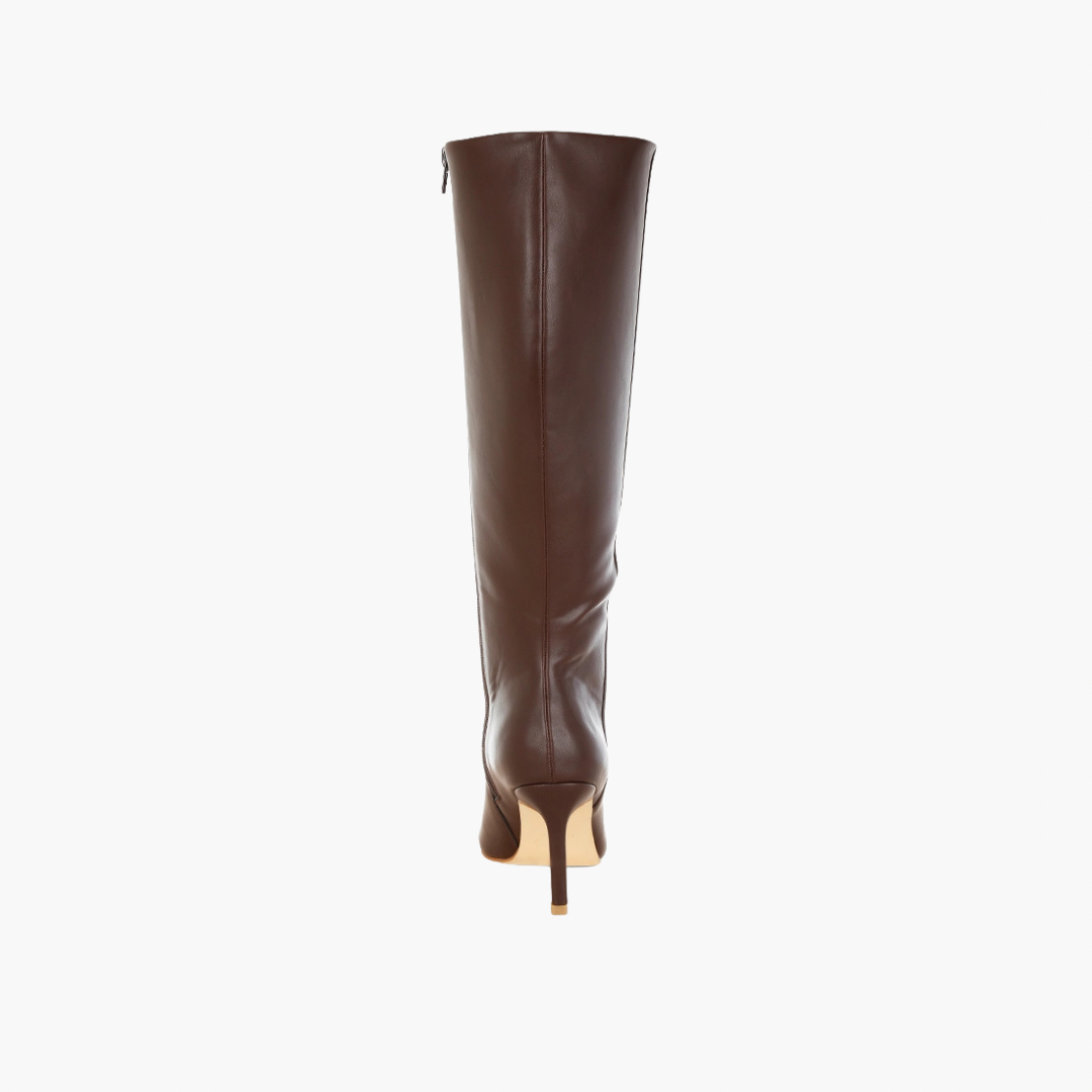 Skara Faux Leather Calf Boots