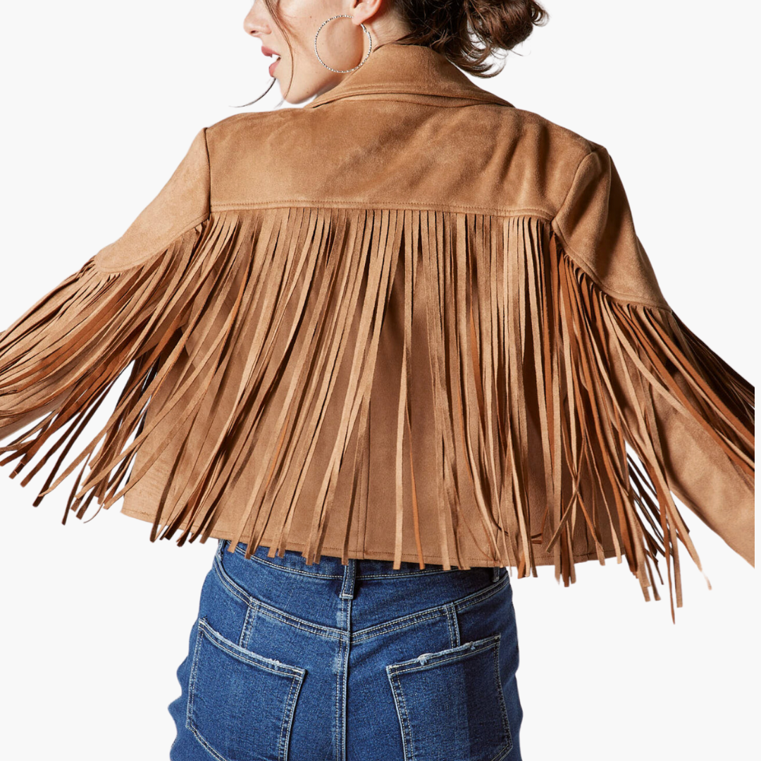 Dolly Suede Fringe Jacket