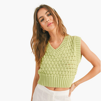 Sage Knit Vest