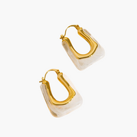 Talia 18K Gold Plated U-Shaped Boho Hoop Earring