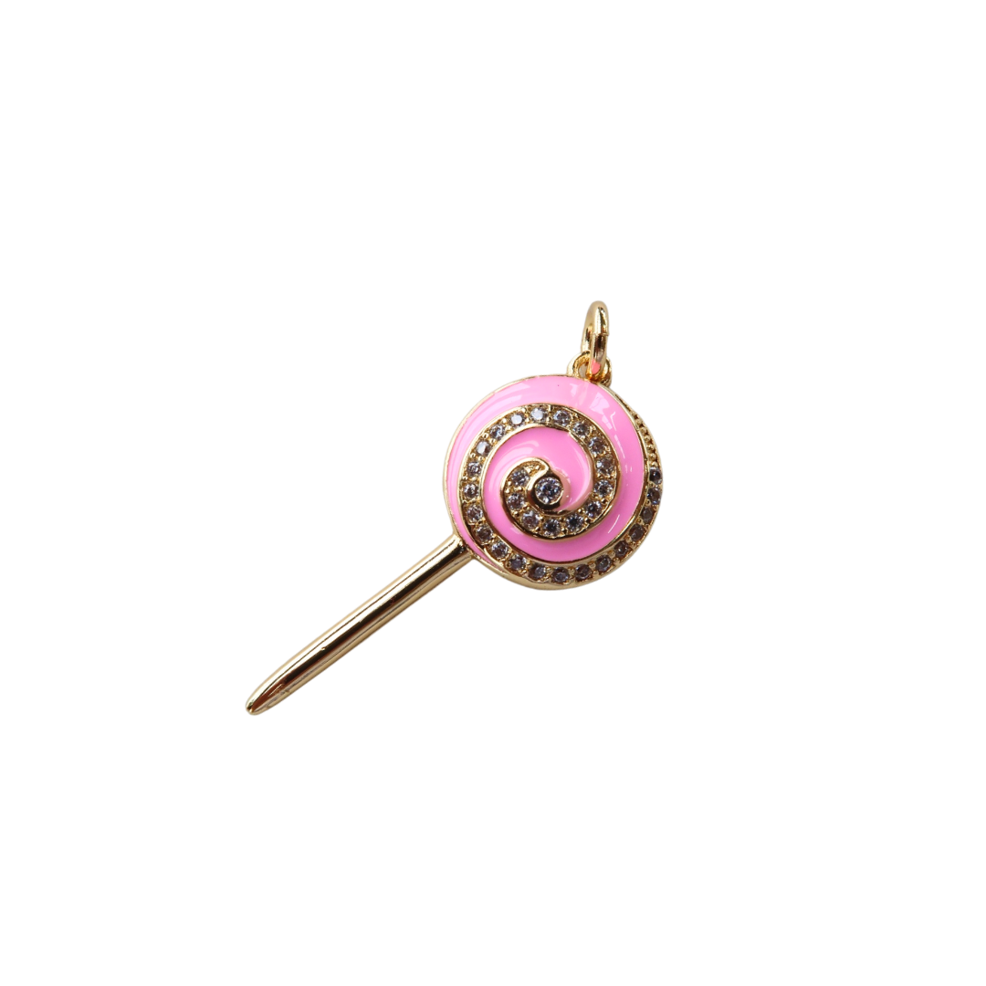 Enamel Lollipop Charm