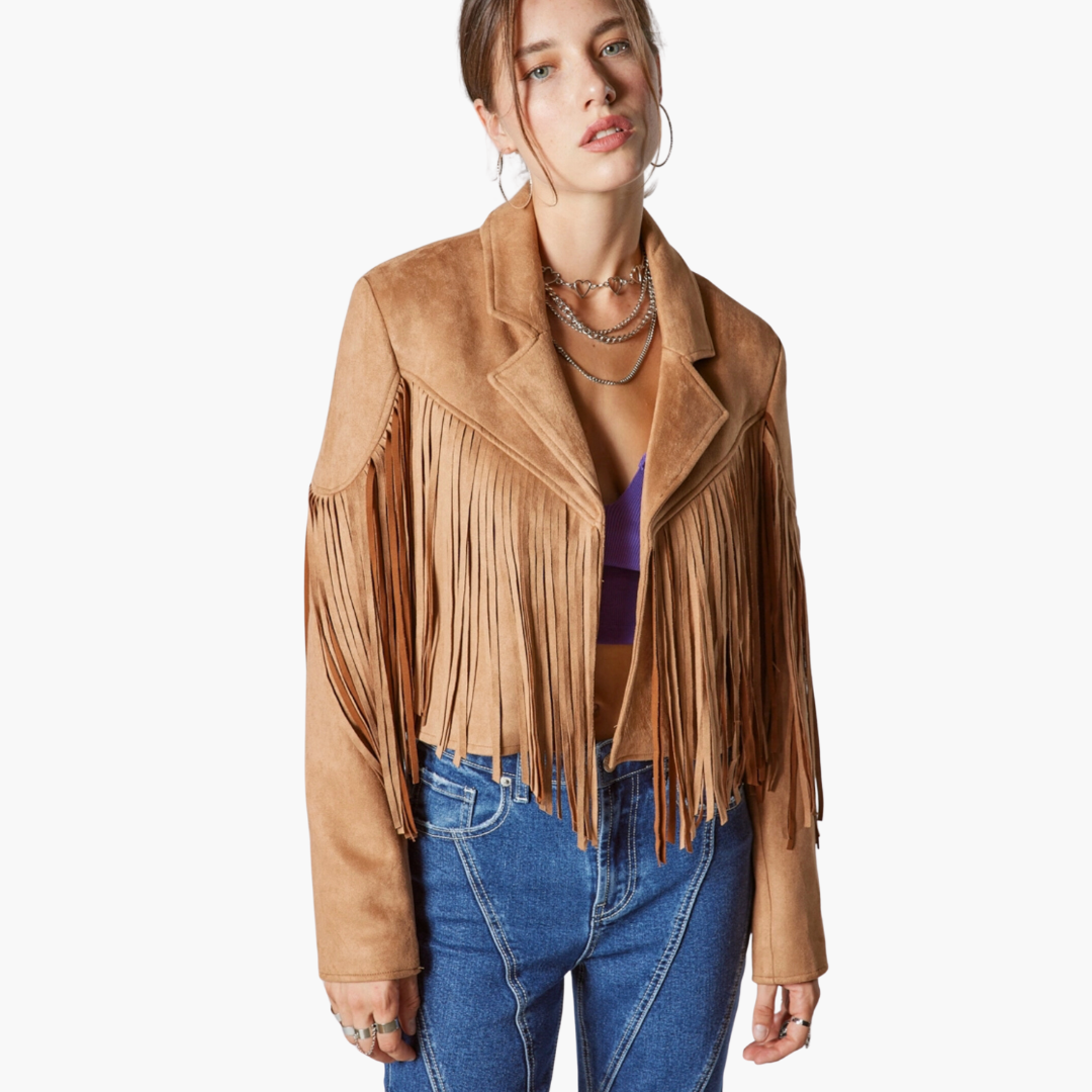 Dolly Suede Fringe Jacket