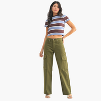 Tyler Olive Green Cargo Jean