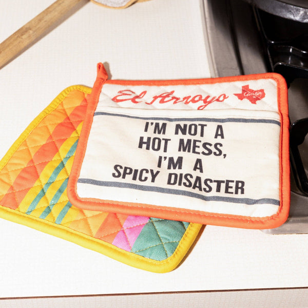 El Arroyo Marquee Pot Holders (Set of 2) - Spicy Disaster