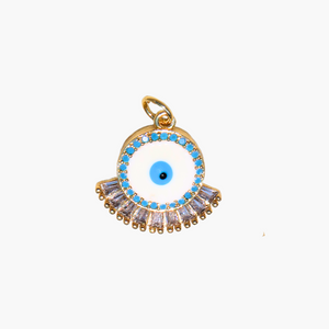 Evil Eye Eyelash Charm