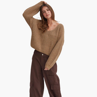 Chunky Mocha Knit Sweater