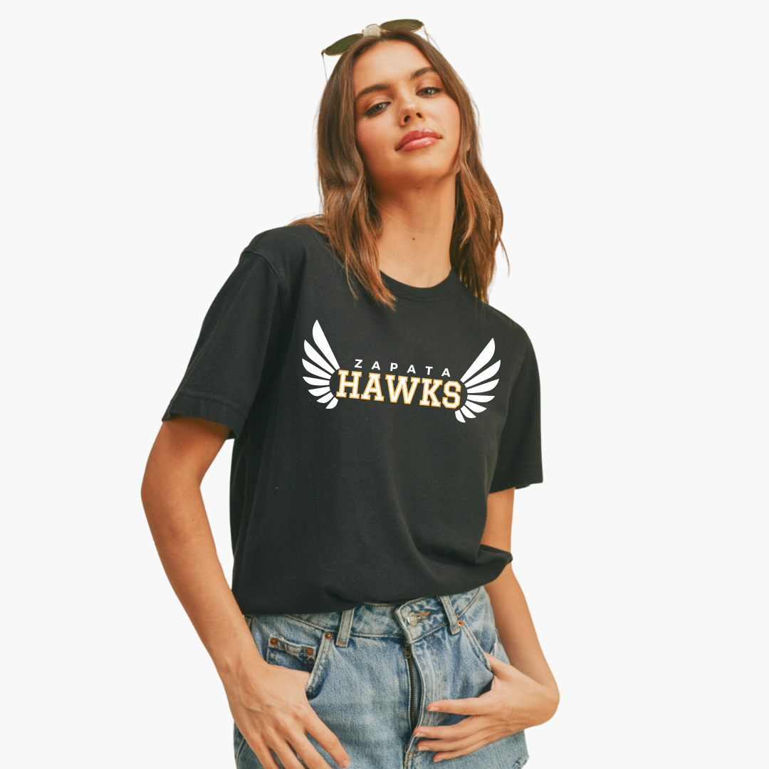 Black Hawk Wings Short Sleeve Tee