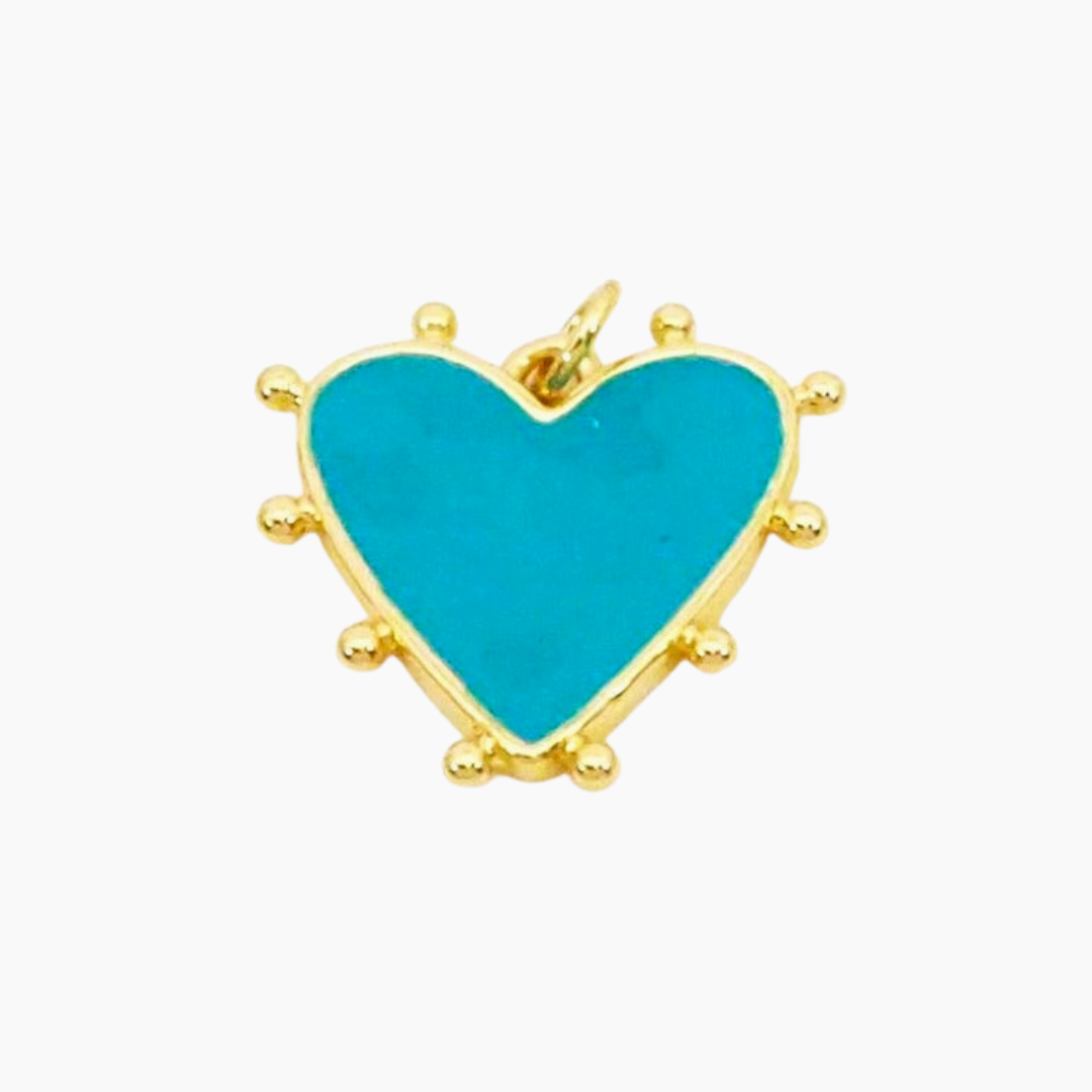 Enamel Heart Charm