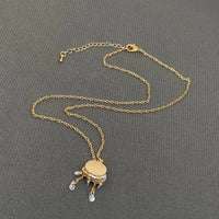 Pearl Pendant Charm Necklace