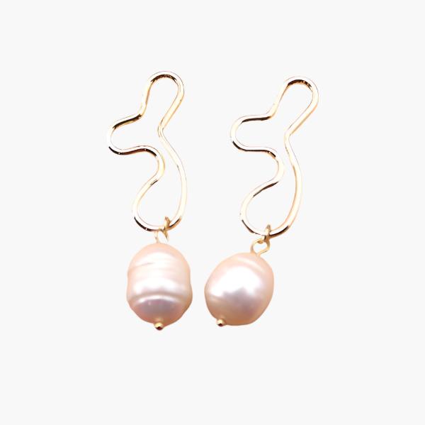 Statement Pearl Drop Earrings