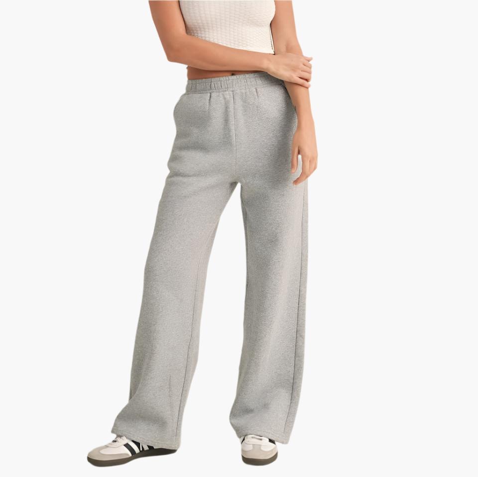 Cozy Fleece Wide Leg Sweatpants