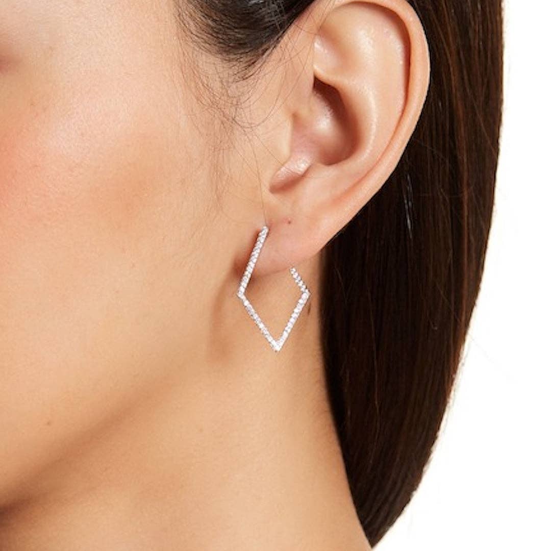 Geometric Wrap Around Hoops