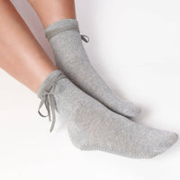 The Nina Grip Socks - Grey