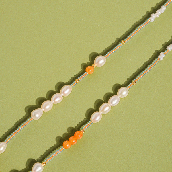 Odette 18K Boho Pearl Beaded Necklace