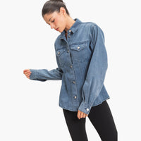 The Sculpted Denim Jacket