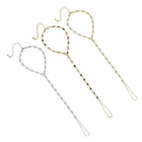 CZ Link Chain Hand Jewelry