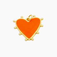 Enamel Heart Charm