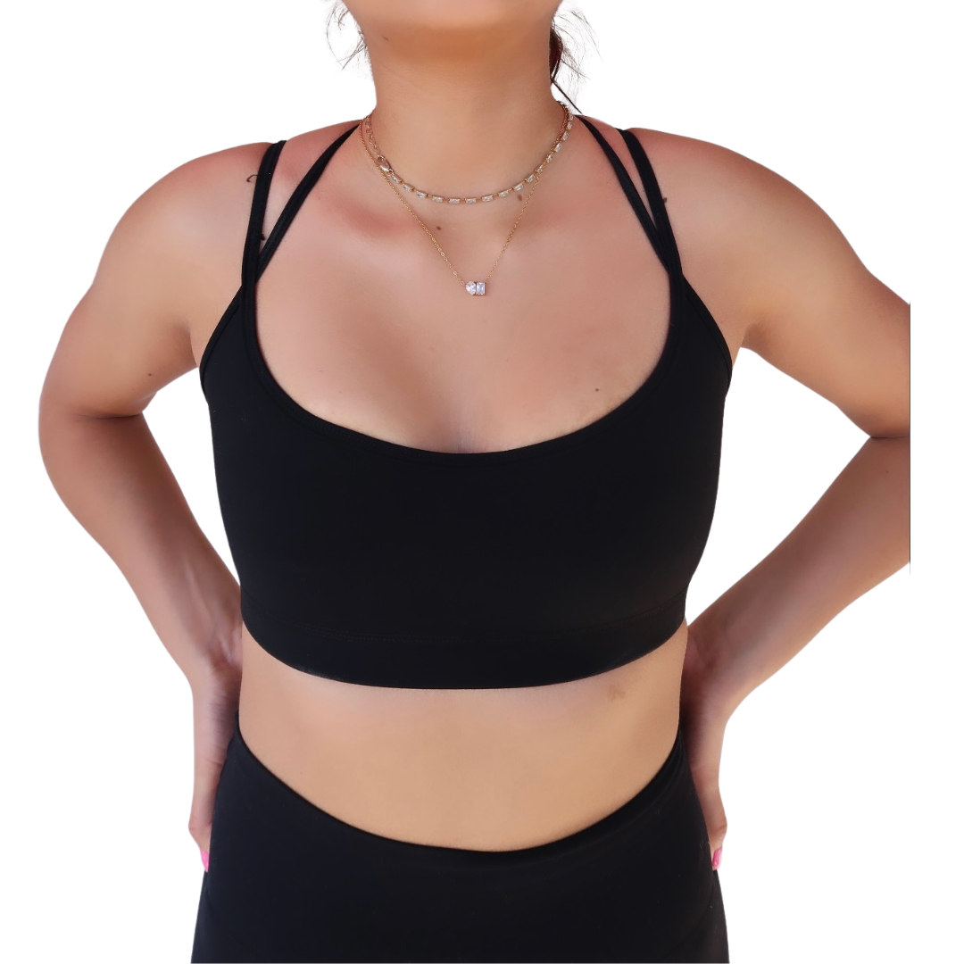 Celia Sports Bra in Black