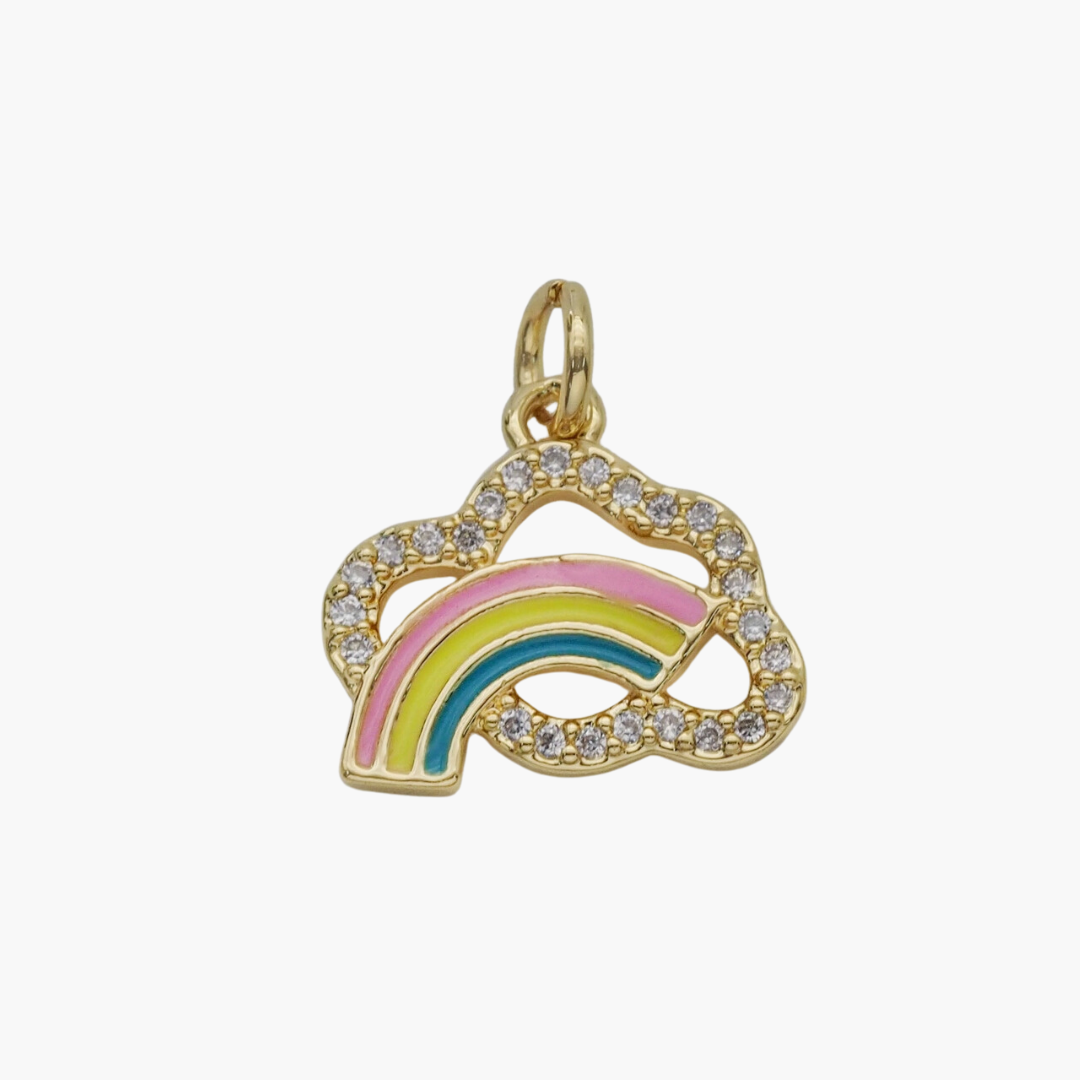 Enamel Rainbow Charm