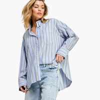 Oversized Pinstripe Shirt