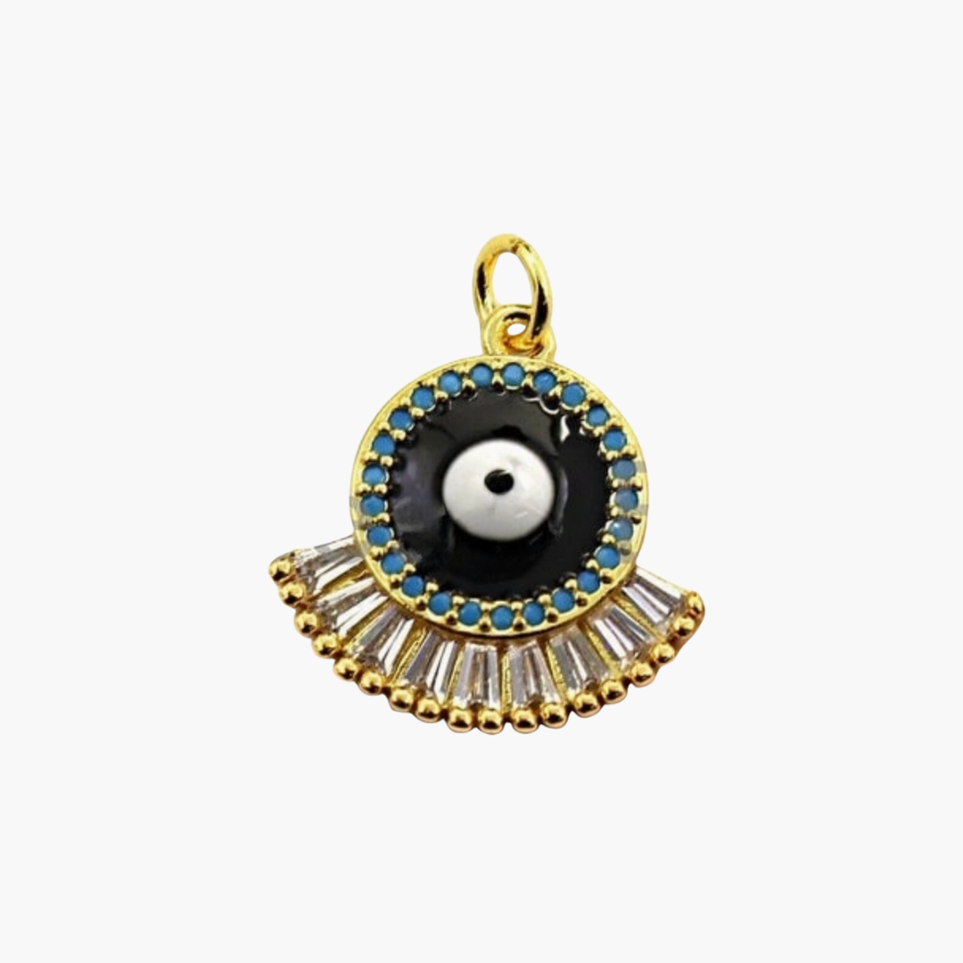 Evil Eye Eyelash Charm