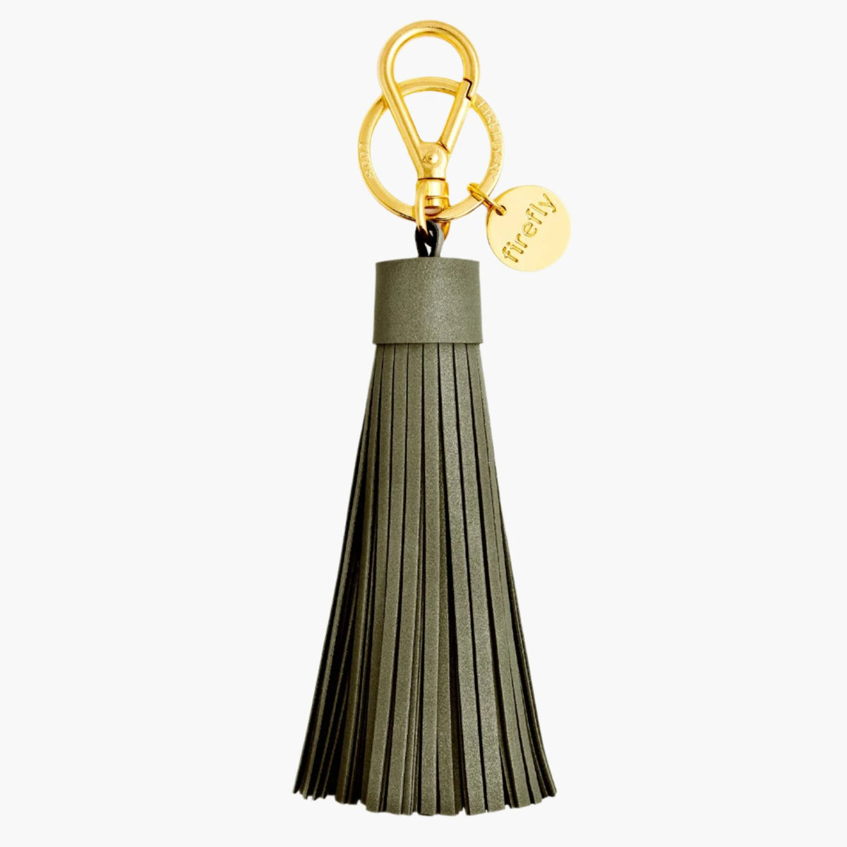 Soft Tassel Reflector - Olive / Gold