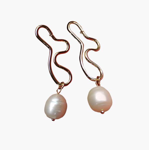 Statement Pearl Drop Earrings