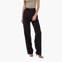 High Rise Straight Leg Trousers