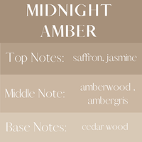 Midnight Amber - 4 oz Amber Glass Room + Linen Spray