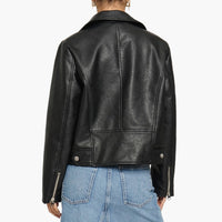 Vegan Leather Moto Jacket