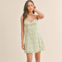 Lottie Floral Print Mini Dress