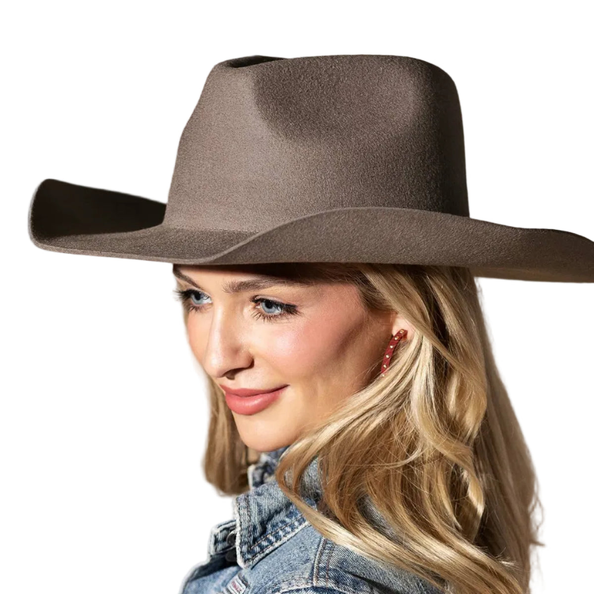 100% Australian Wool Hard Brim Cowboy Hat