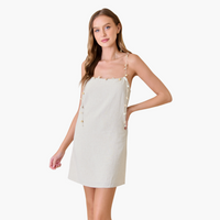 Seashell Linen Mini Dress