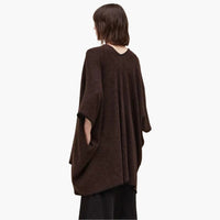 Chocolate Whipstitch Poncho