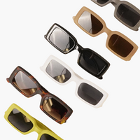 Acetate Rectangle Sunglasses