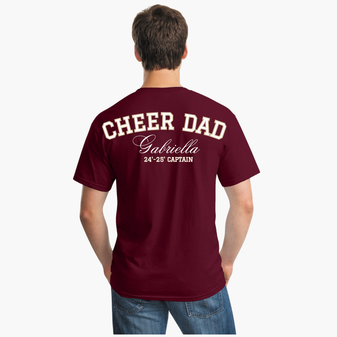 Adult Customizable Maroon Spirit Shirt